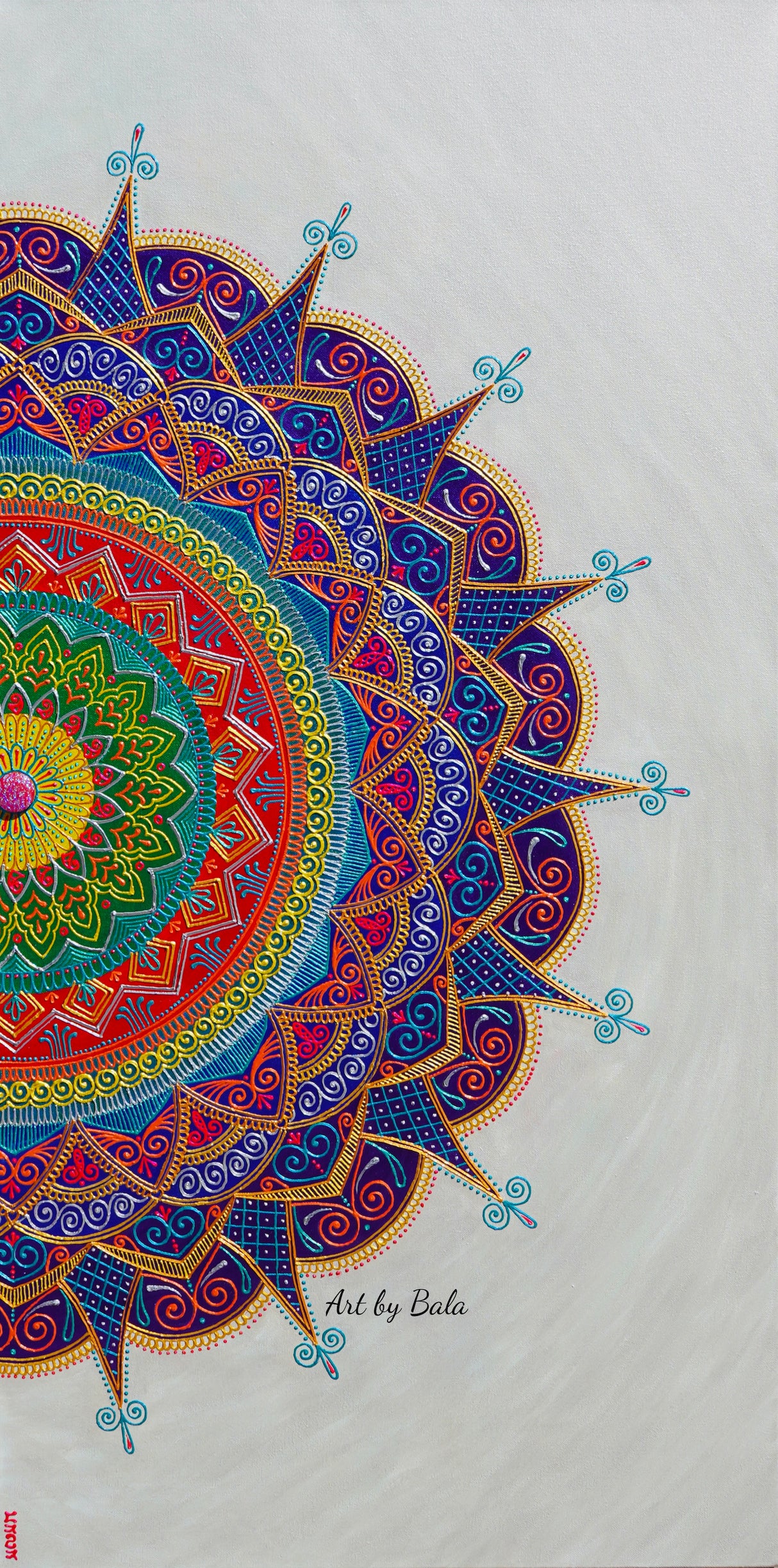 Exuberance Mandala - Art by Bala