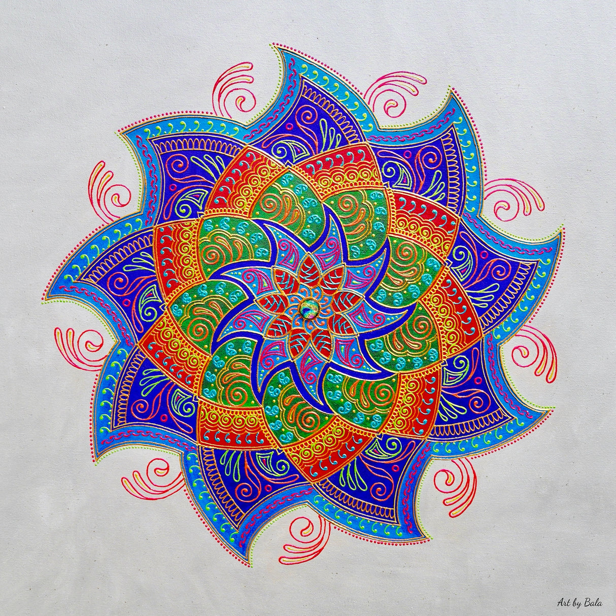 Resilience Mandala - Art by Bala
