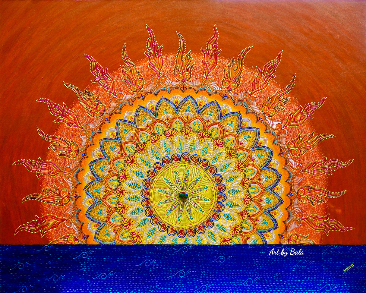 Morning Glow Mandala