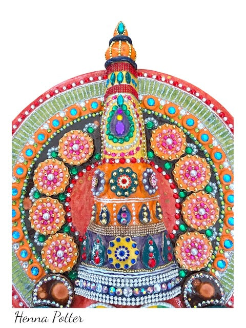 Kathakali Dance Mask - Art by Bala