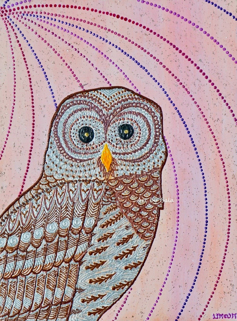 Barred Owl - Art by Bala