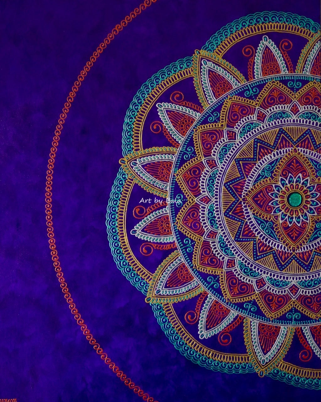 Believing Mandala - Art by Bala