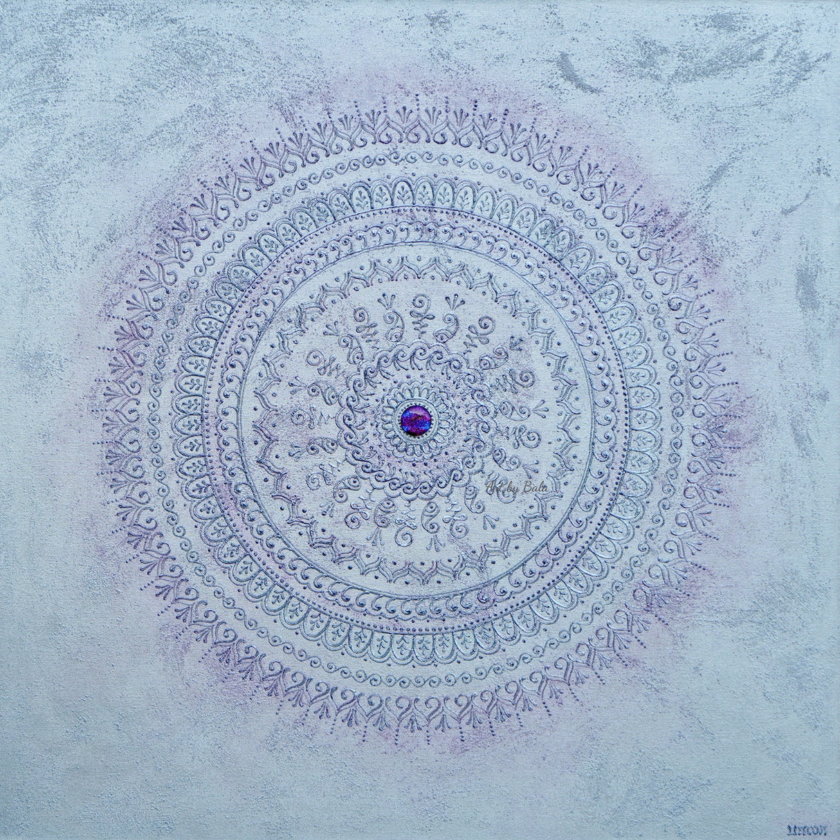 Silver Lining Mandala - Art by Bala