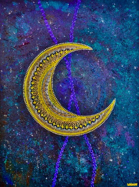 Crescent Moon - Art by Bala