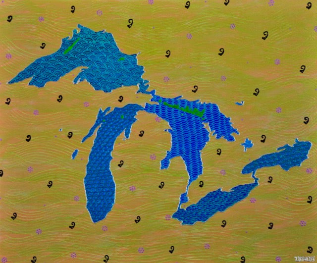 Great Lakes - Wanderlust - Art by Bala