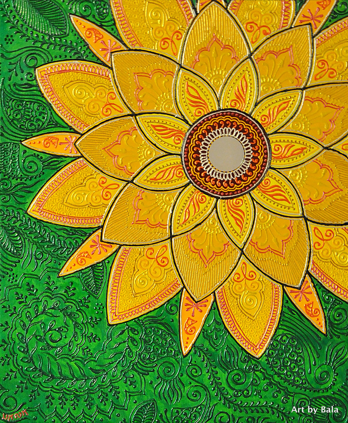 Gold Lit - Art by Bala