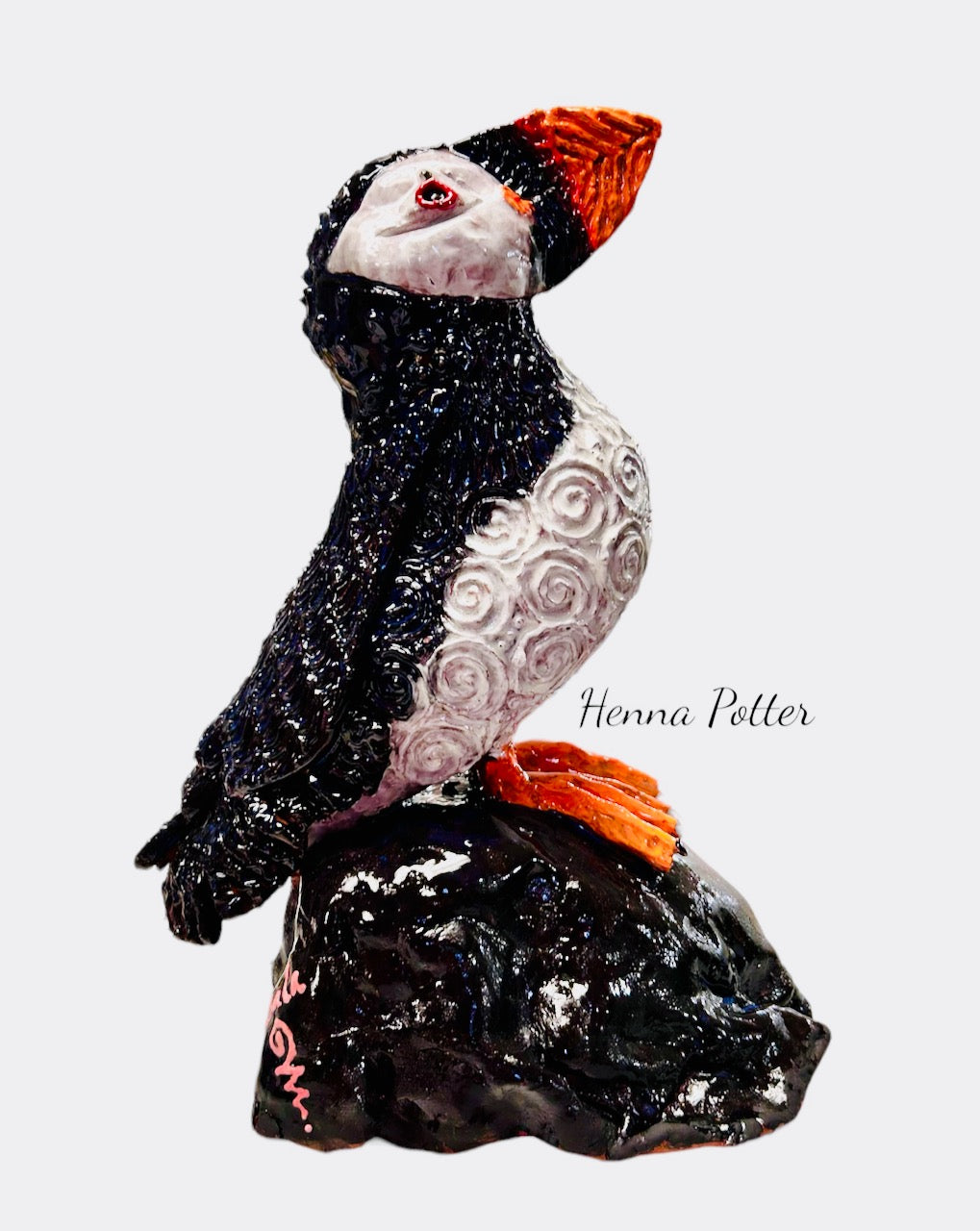 Puffin - Ceramic Sculpture Art - Art by Bala