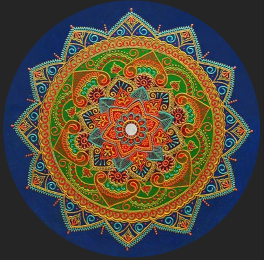 Blue Expanse Mandala - Art by Bala