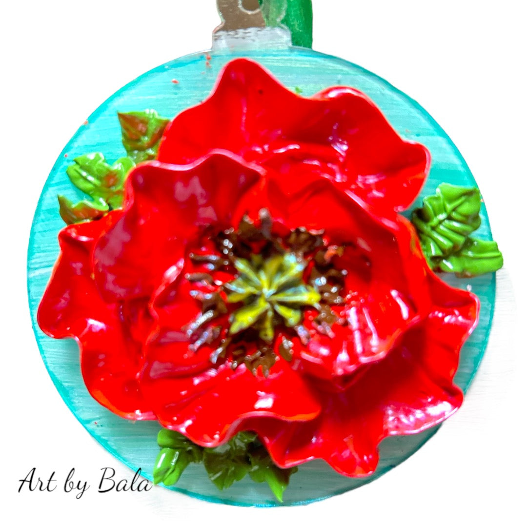 Poppy Ornament