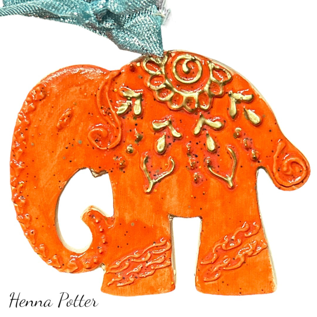 Elephant Ornament - 7 - Art by Bala
