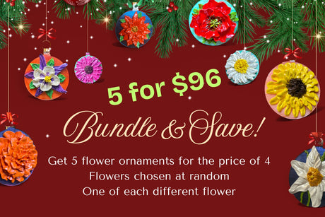 Flower Ornaments Bundle - Art by Bala