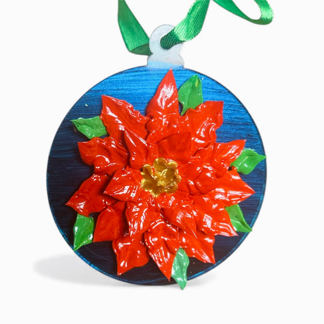 Poinsettia Ornament