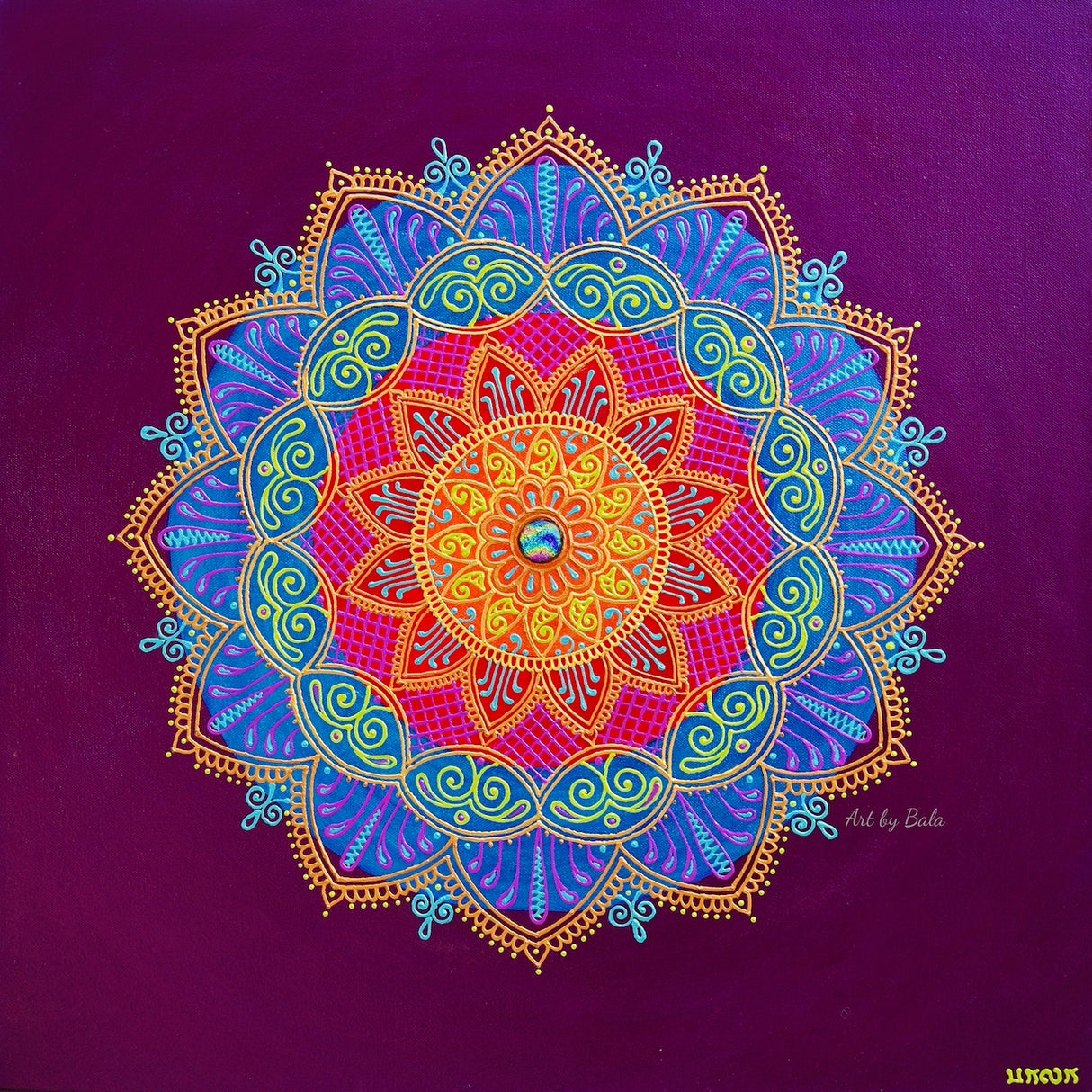 Consideration Mandala - Art by Bala