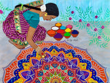 Suvrata | Textured Portrait Painting - Art by Bala
