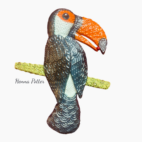 Ceramic Toucan Wall Art - Art by Bala