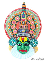 Kathakali Dance Mask - Art by Bala