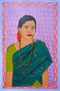 Satyananda | Textured Portrait Painting - Art by Bala