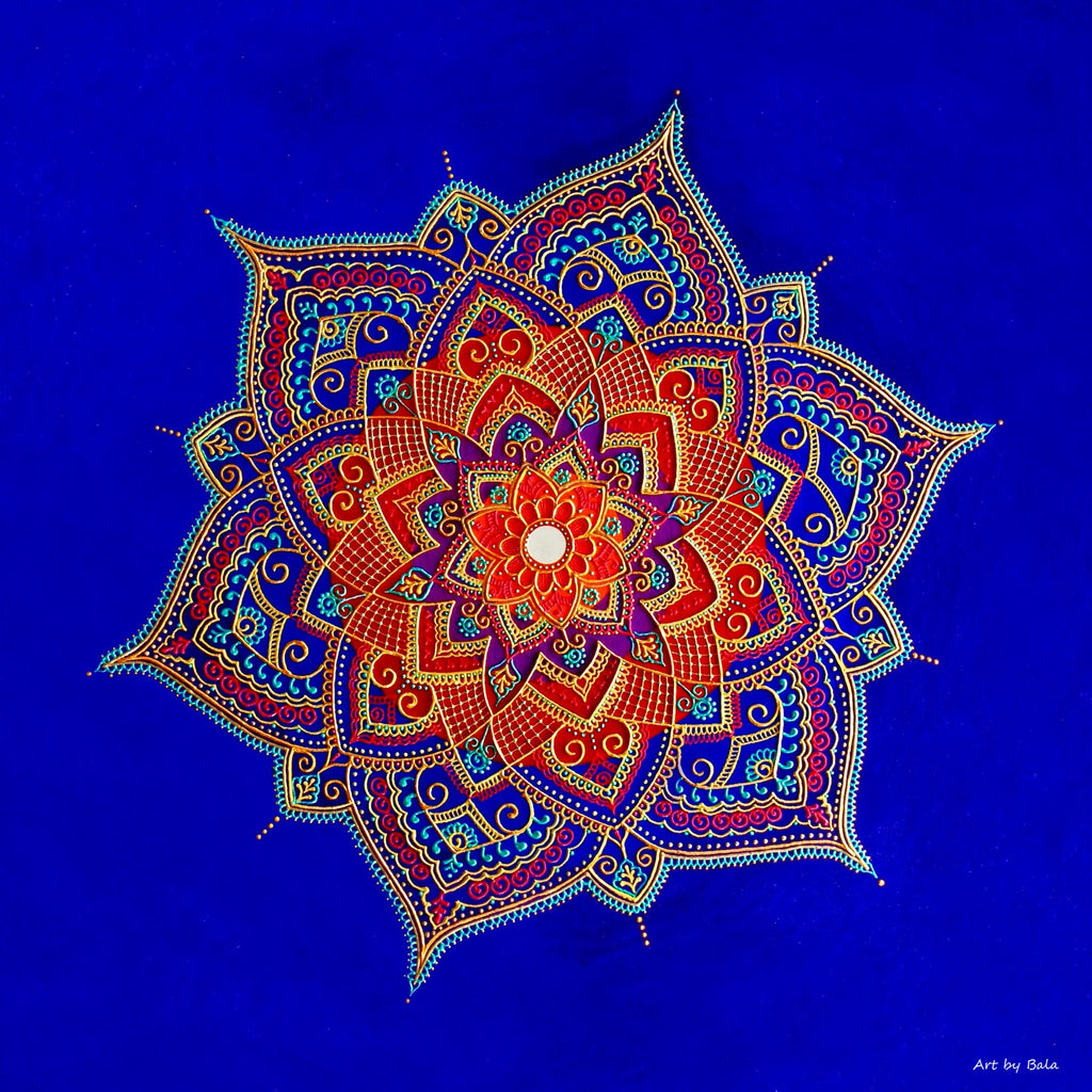 Vibrance Mandala - Art by Bala