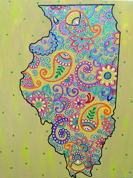 Floral State - Art by Bala