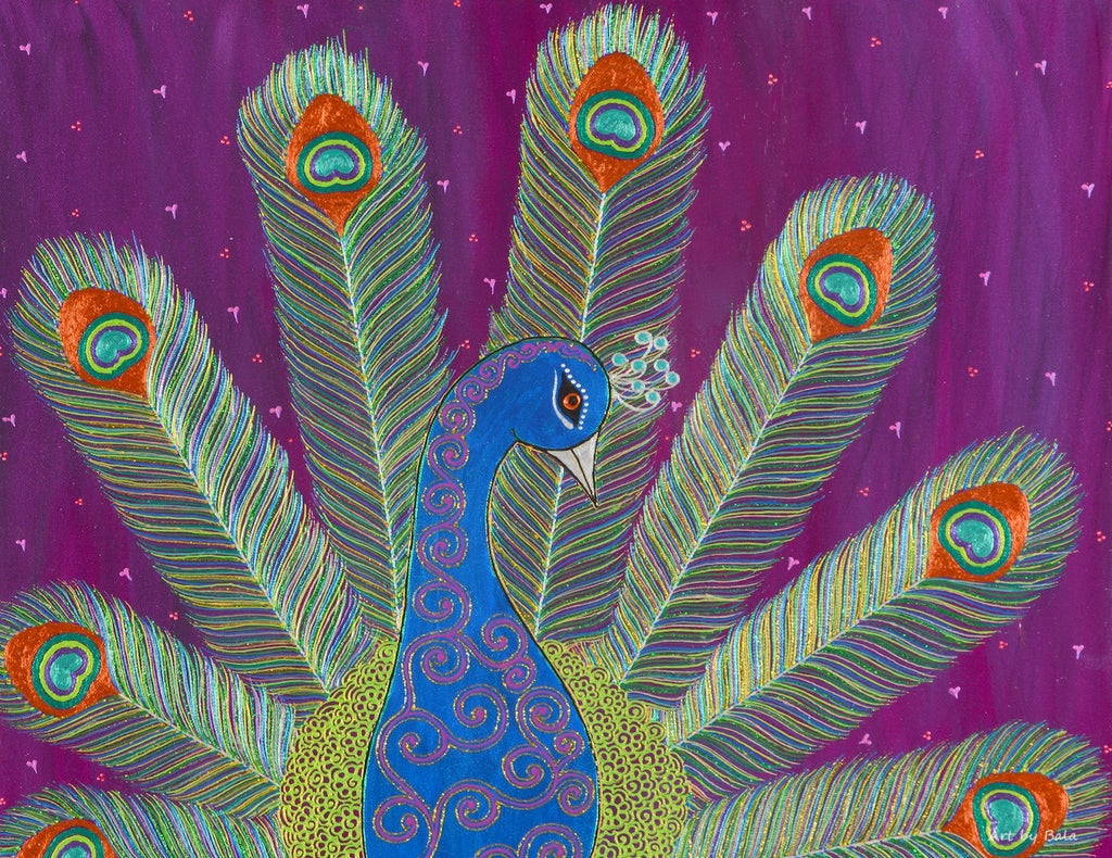 Peacock - Art by Bala