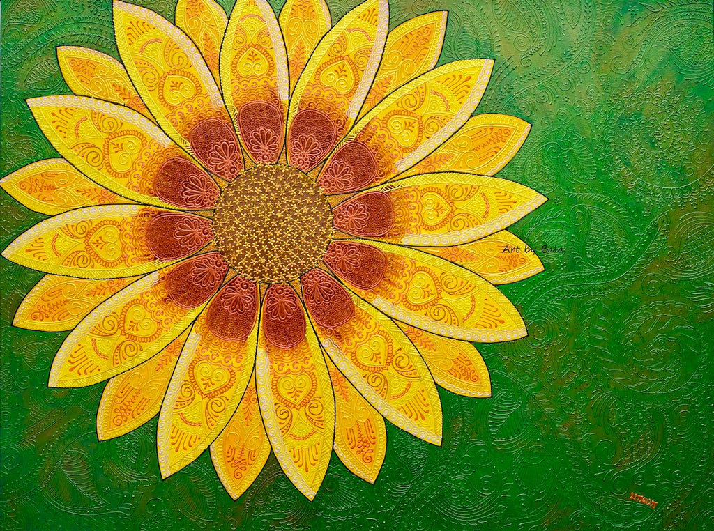Sun Flower - Art by Bala