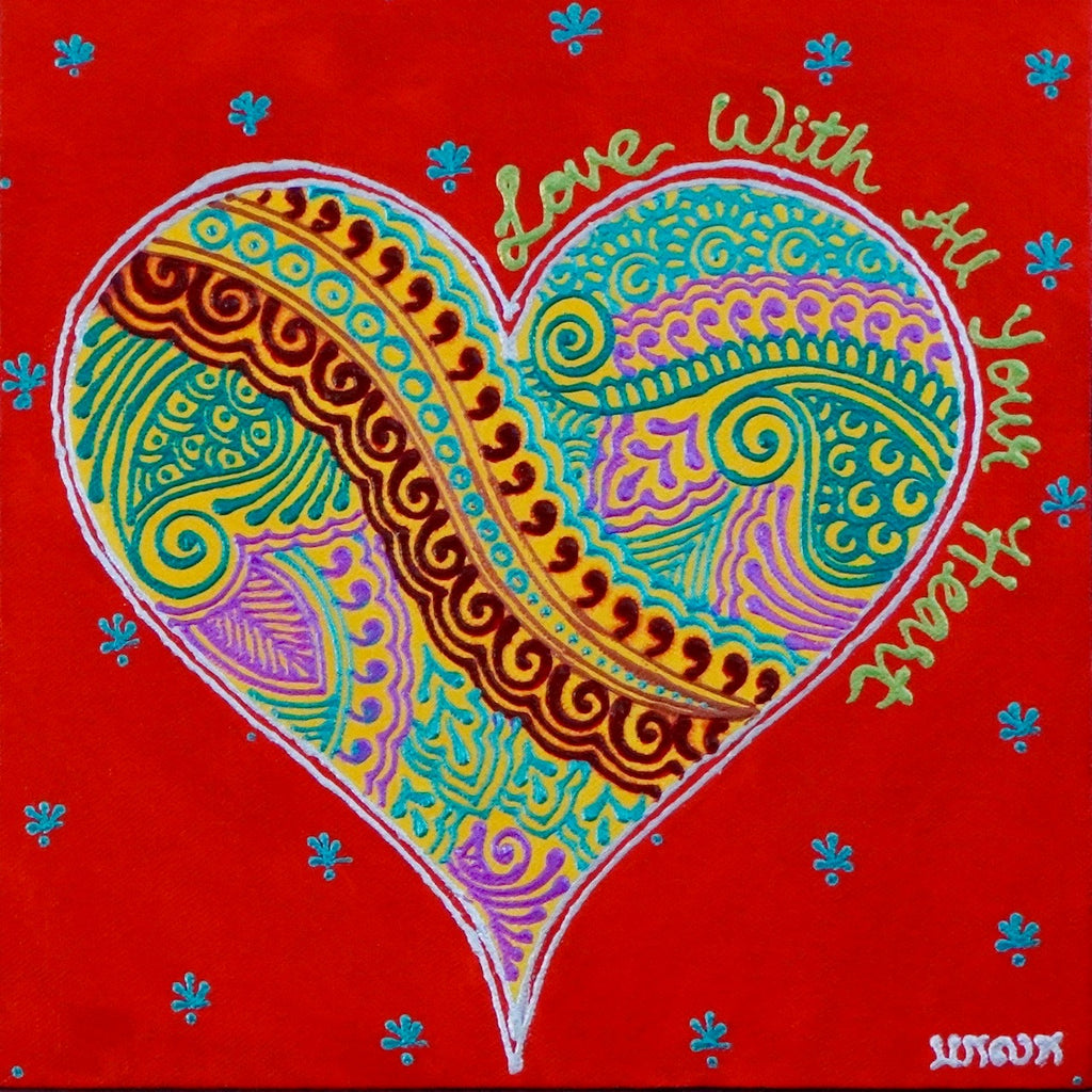 Love with All Your Heart - Art by Bala