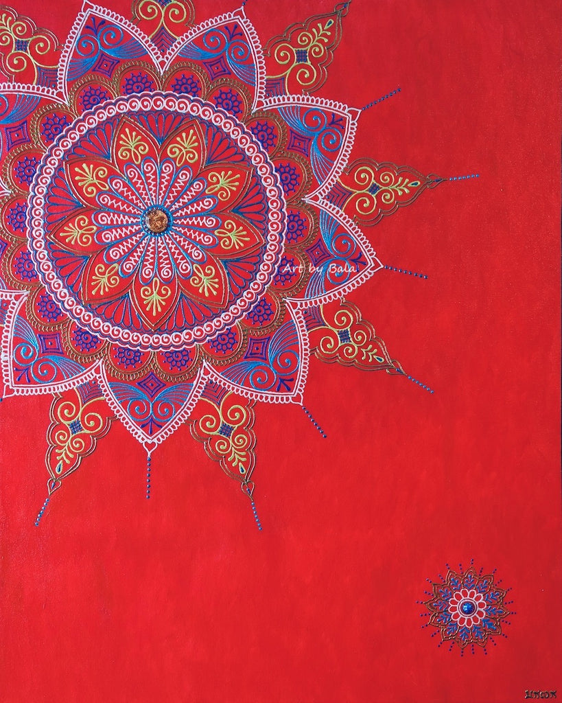 Beginning Mandala - Art by Bala