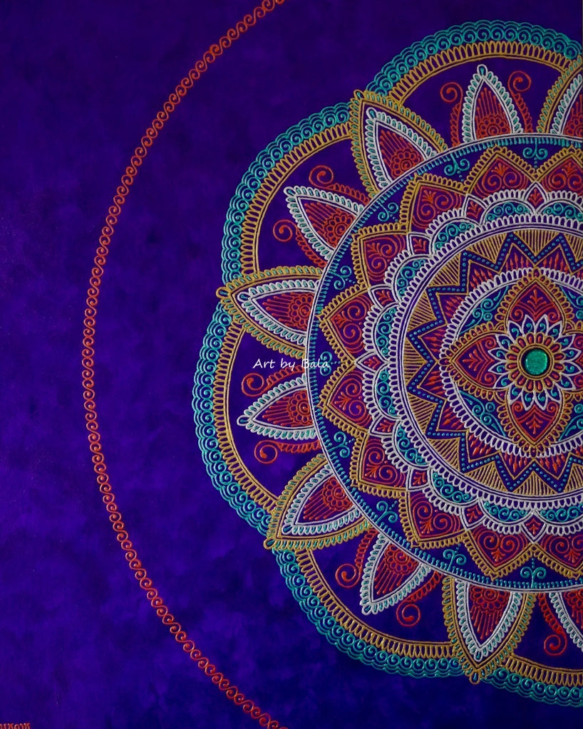 Believing Mandala - Art by Bala