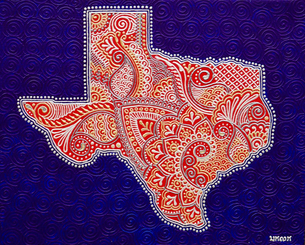 Texas State - Art by Bala