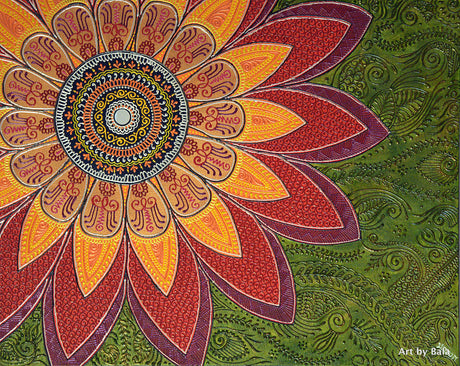 Garden Splendor - Art by Bala