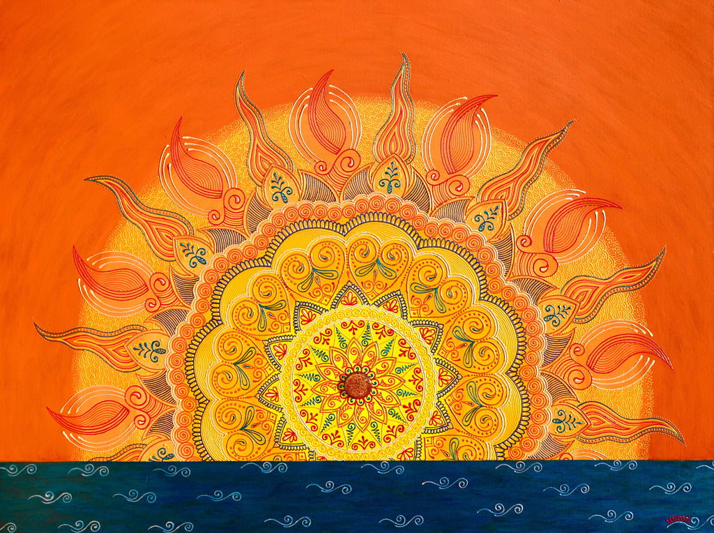 Happiness Mandala - Art by Bala