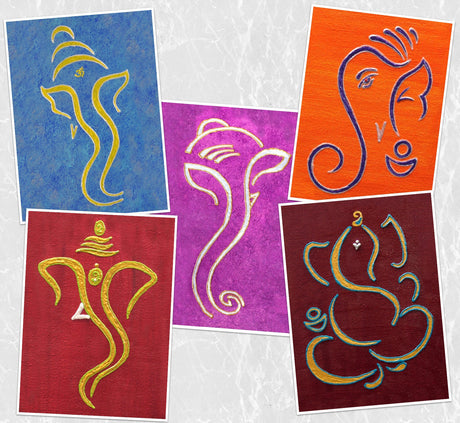 Ganesh Notecards - Art by Bala
