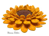 Sunflower -  Ceramic Wall Art - Art by Bala