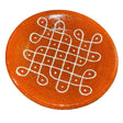 Terracotta Kolam plate 16 - Art by Bala