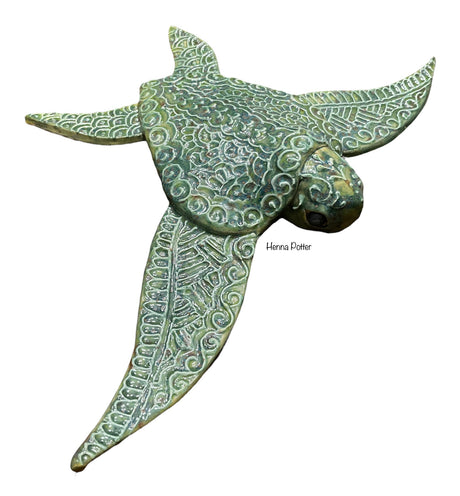 Ceramic Turtle - Wall Art - Art by Bala